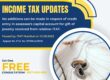 Income tax updates